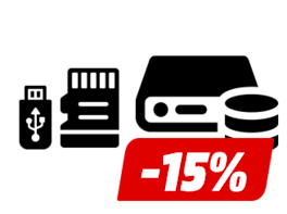 15% auf alle WD HDD und Sandisk SSD, USB & Speicherkarten