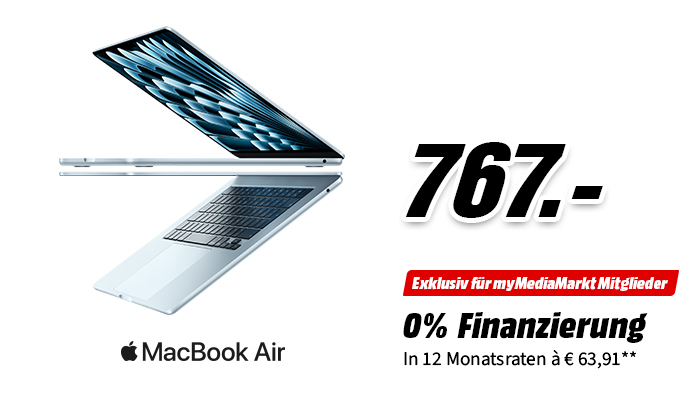 MacBook Air, Preis 767 Euro