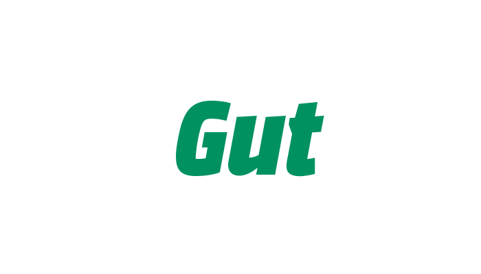 Das Wort "Gut" ist in grüner Schrift auf einem weißen Hintergrund zu sehen.