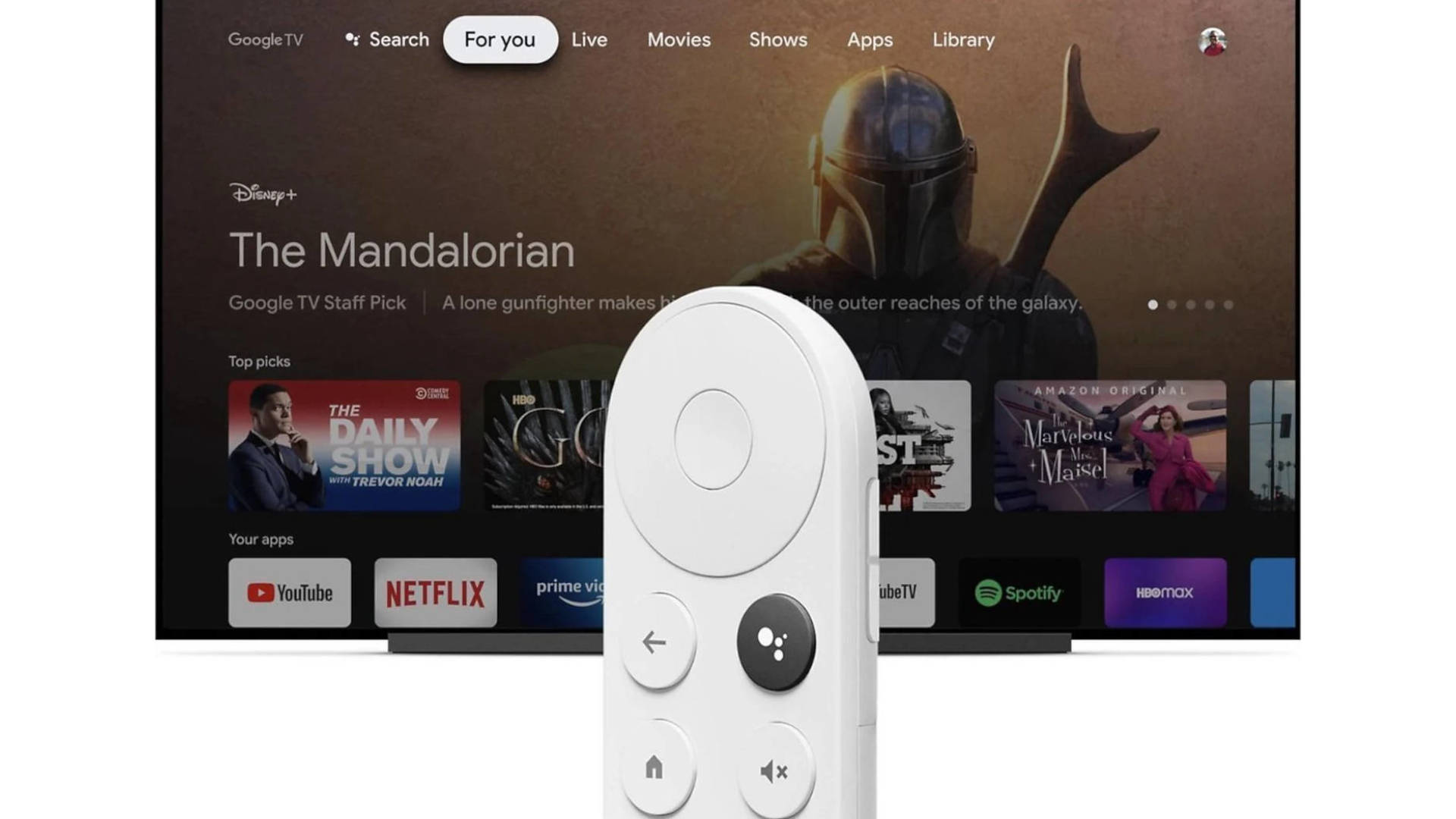 GOOGLE Chromecast met Google TV 4K (GA01919-NL)