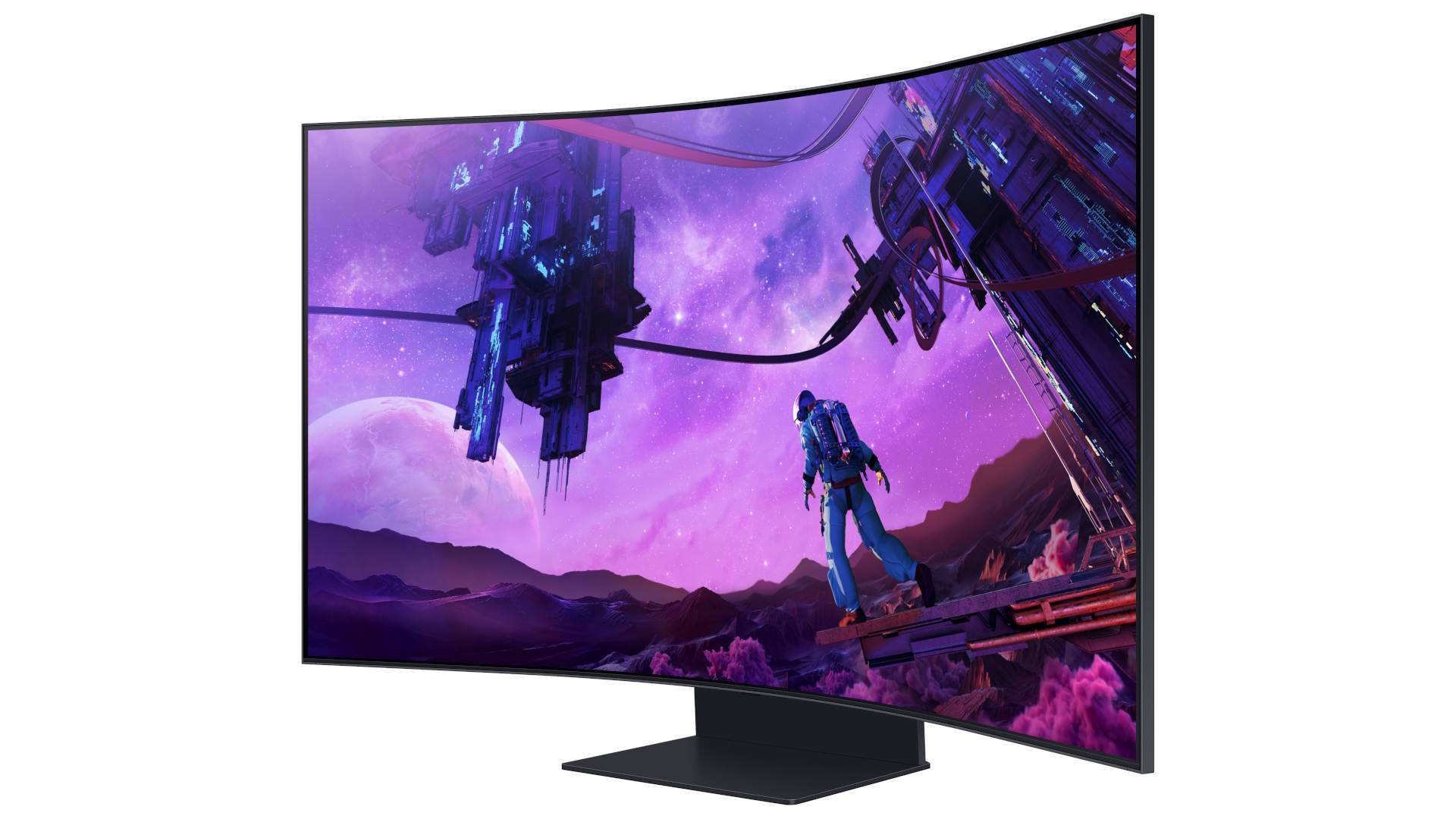 SAMSUNG Gaming monitor Mini LED Odyssey Ark 55" UHD 4K 165 Hz Curved (LS55BG970NUXEN)