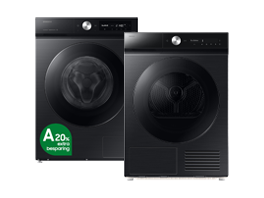 Bundelvoordeel tot 150 EUR op Samsung wasmachines en drogers