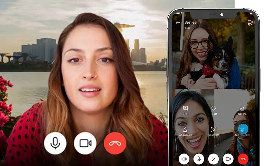 iPhone-telefoongesprek opnemen met Skype
