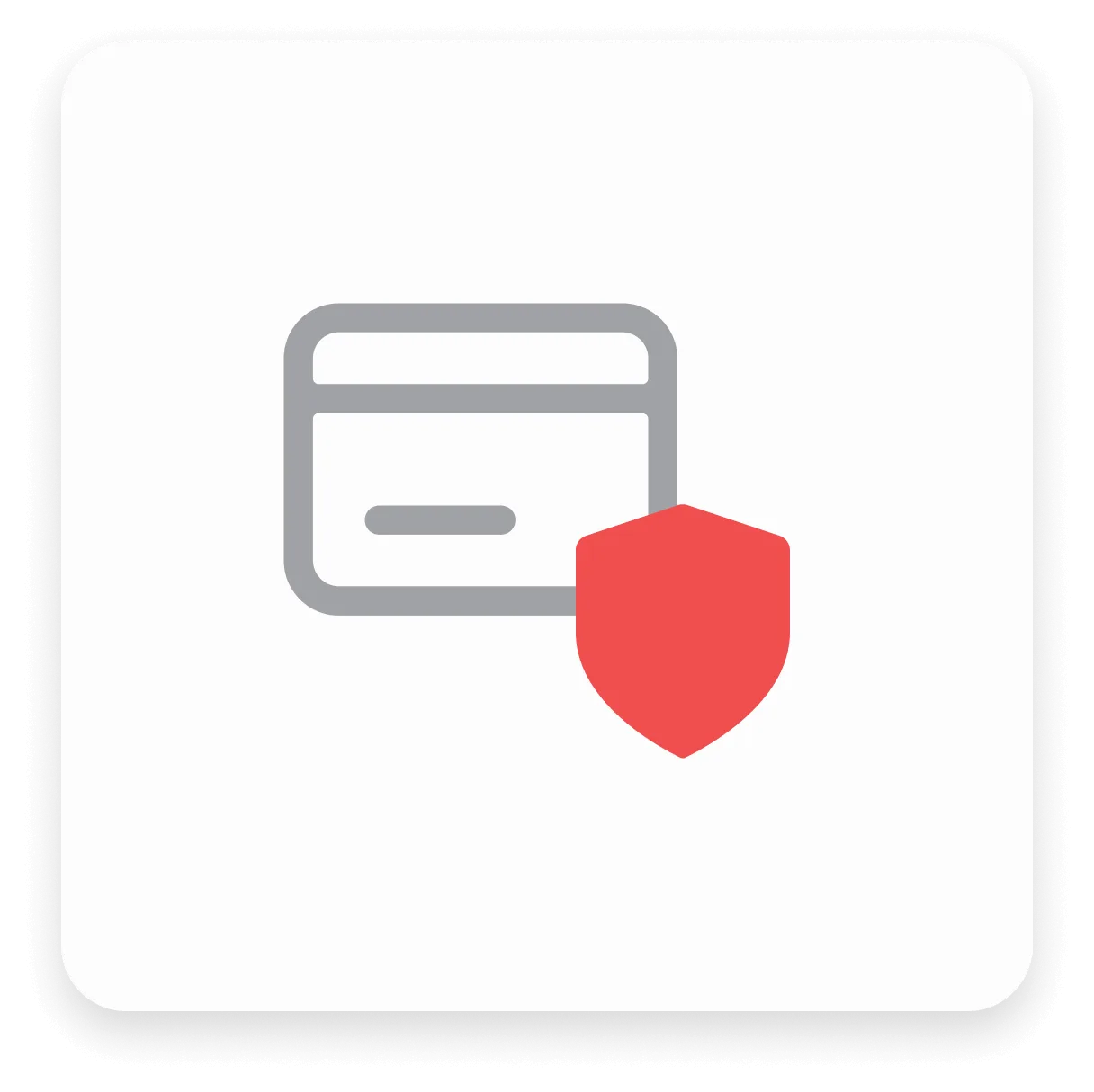 Carte grise avec bouclier rouge sur fond blanc.