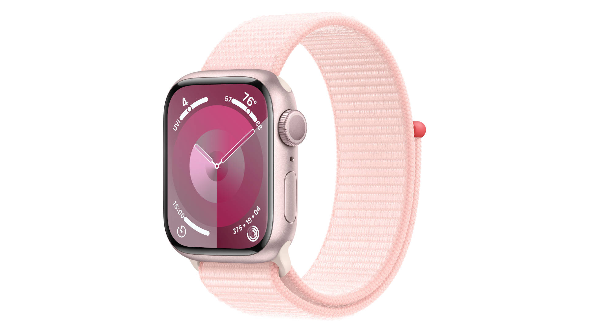 APPLE Watch Series 9 GPS 41mm Pink Aluminium Light Pink Sport Loop