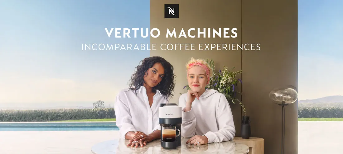 Nespresso Vertuo machines - header