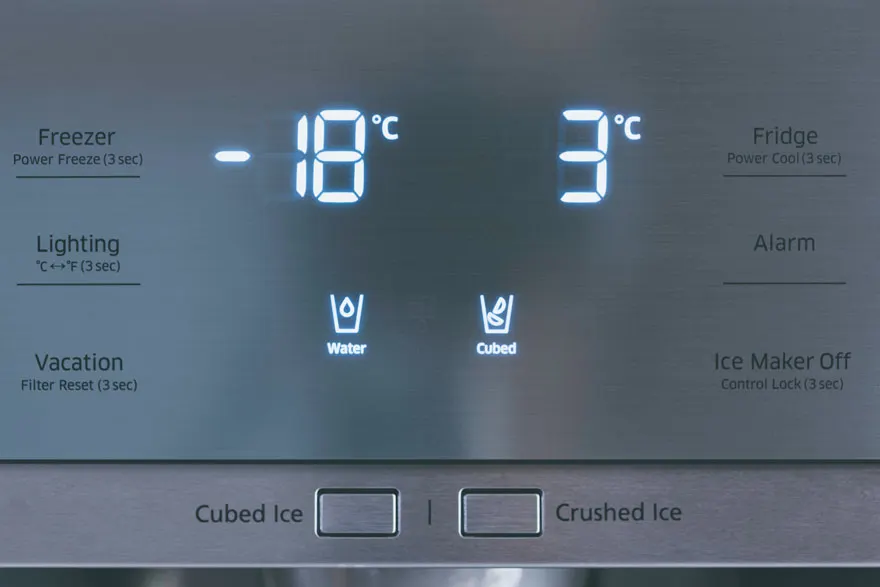 Ajuster la température du réfrigérateur