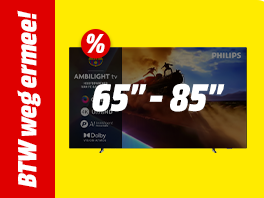 Grote tv's: 65'' tot en met 85''