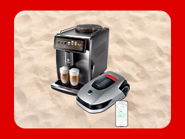 Koffie, stofzuigers & grasmaaiers