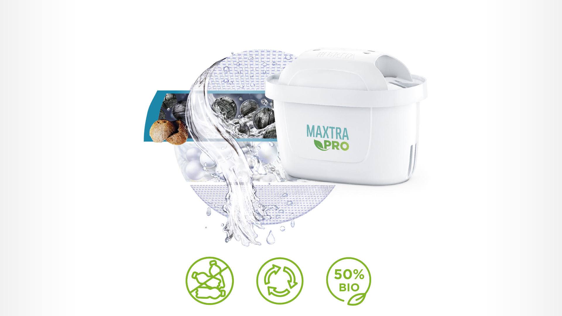 Bình lọc nước Brita Flow Basic Blue - 8.2L (Kèm Maxtra Plus