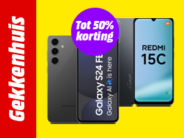 Tot 50% korting op smartphones & accessoires