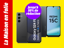 Jusqu'à 50% de réduction sur les smartphones & accessoires 
