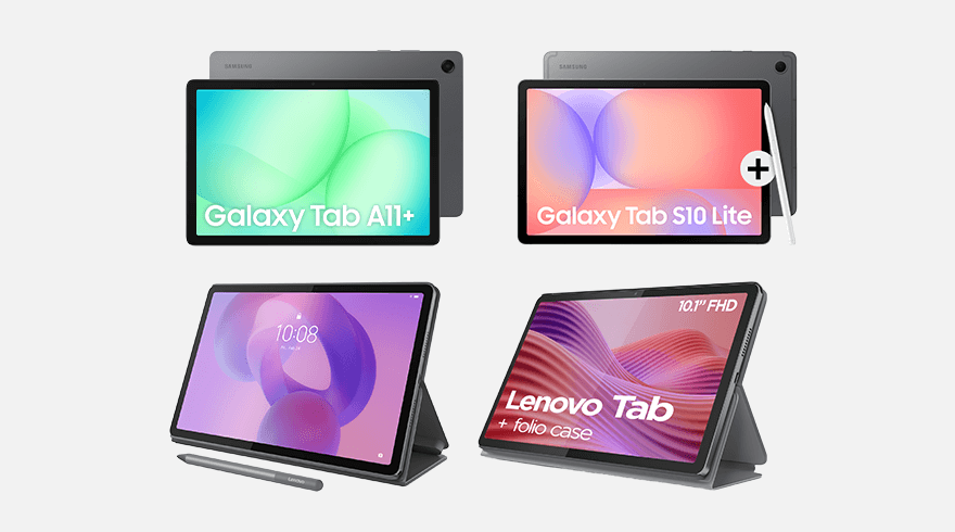4 Android tablets