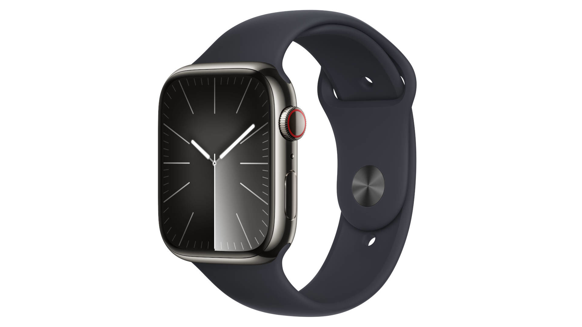 APPLE Watch Series 9 GPS + Cellular Graphite Stainless Steel Sportband