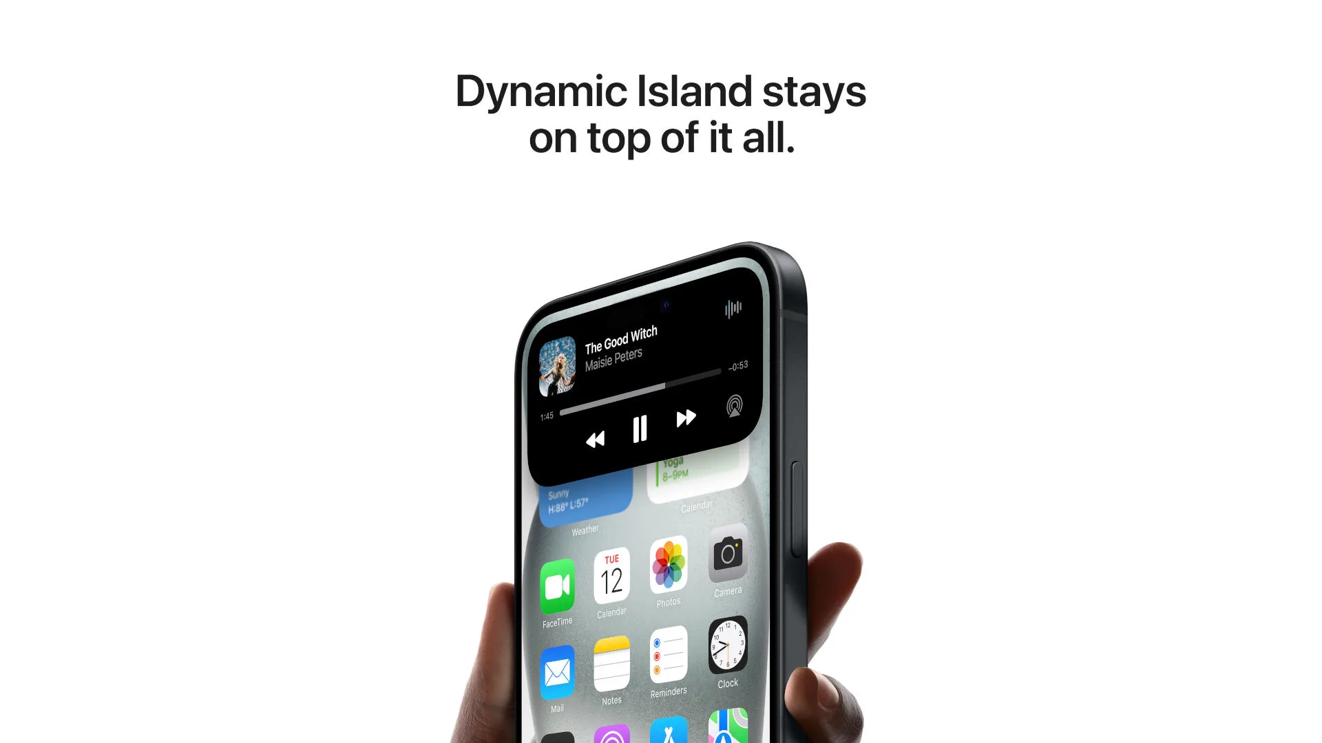 Dynamic Island komt naar iPhone 15 