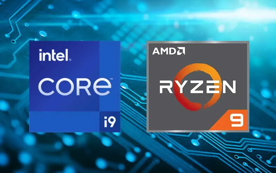 Intel Core i9 versus AMD Ryzen 9
