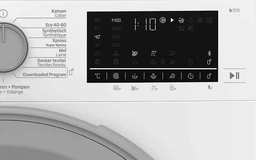Pictogramme Symbole Machine à Laver Bellavita www.mediamarkt.be