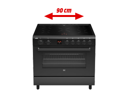 90cm width - extra wide stove