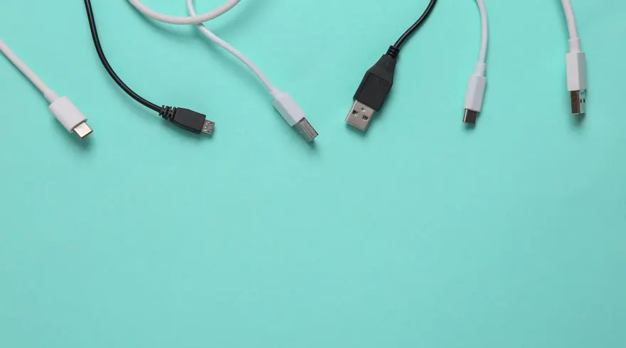 Verschillende USB-C kabels