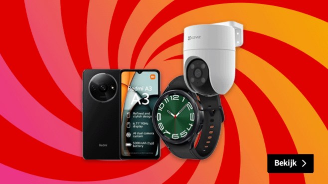 Beste deals op smartphones, smartwatches & smart home