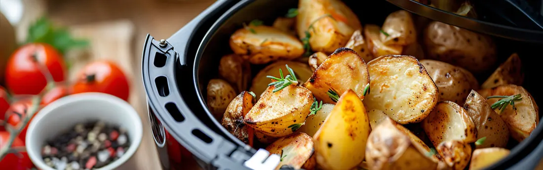 Pommes de terre rôties au airfryer : la recette