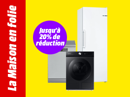 Jusqu'à 20% de réduction sur le  gros électro