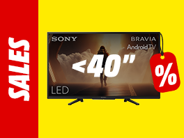 Small televisions: up to 40"