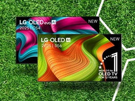 Voetbal in haarscherp beeld met LG!