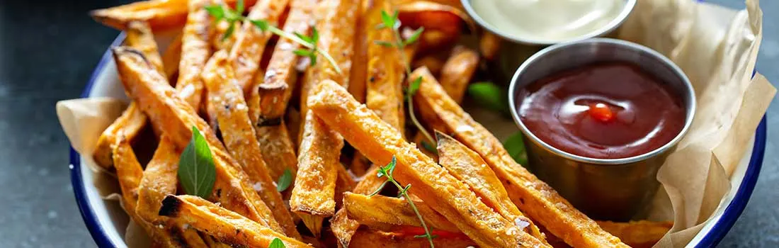 Frites de patates douces au airfryer