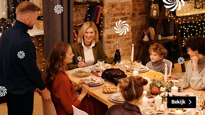 Samen tafelen met familie en vrienden