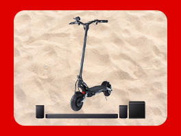 Audio, e-scooters & powerstations