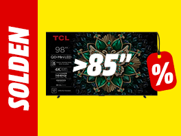 Extra grote tv's: 85" en groter