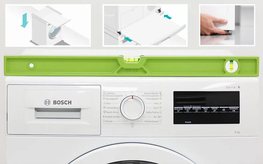 Volg deze stappen om je wasmachine en droogkast op elkaar te zetten 
