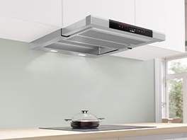 Flat screen cooker hoods
