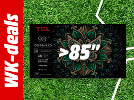 Extra grote tv's: 85" & groter