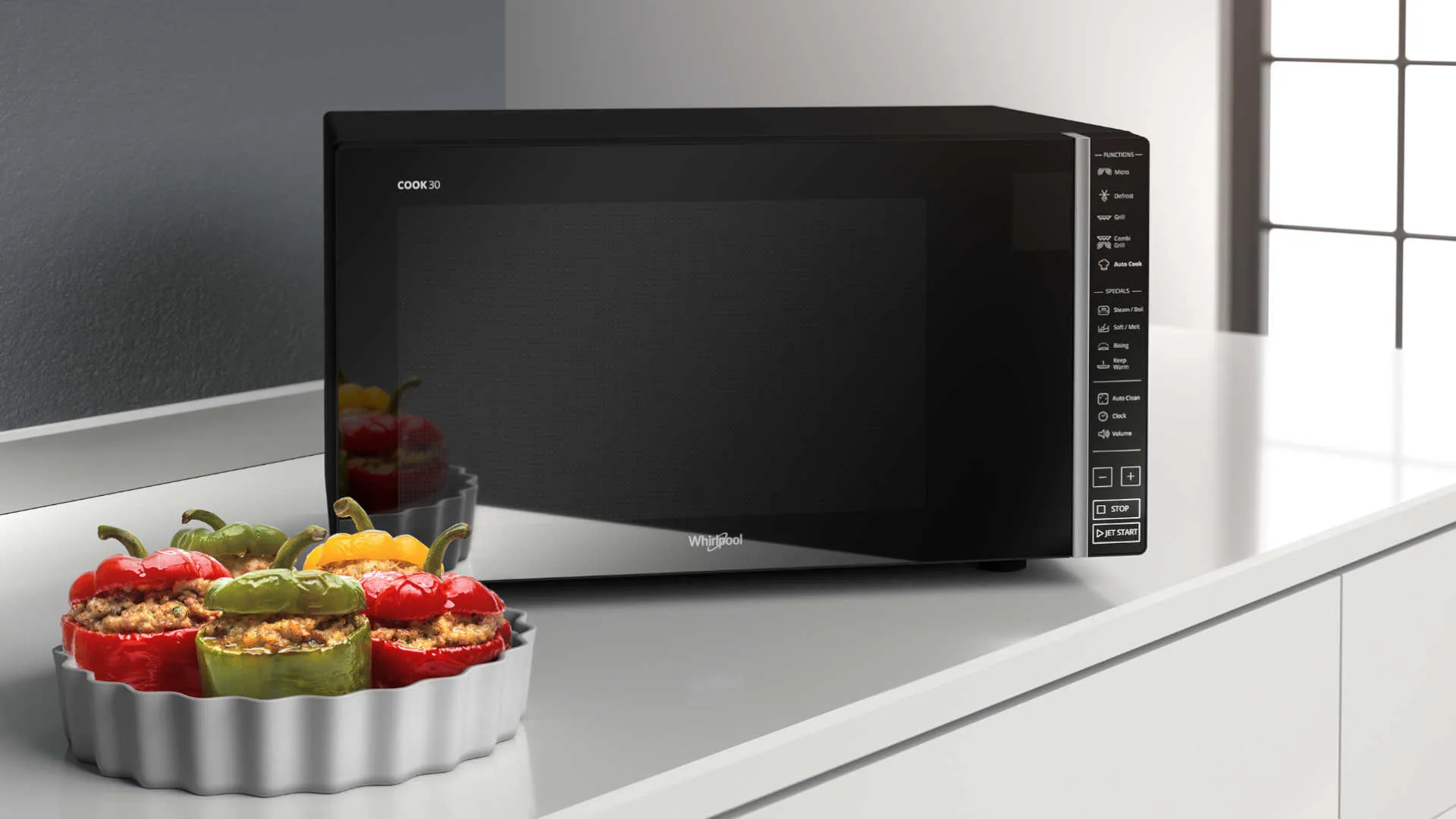 WHIRLPOOL Micro-ondes grill Cook 30 (MWP 303 SB)