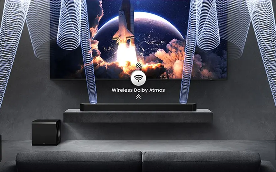 Superieure geluidskwaliteit met Dolby Atmos & DTS:X