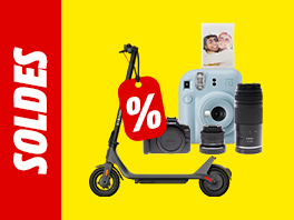 Caméras, Stations d'alimentation & trottinettes électriques