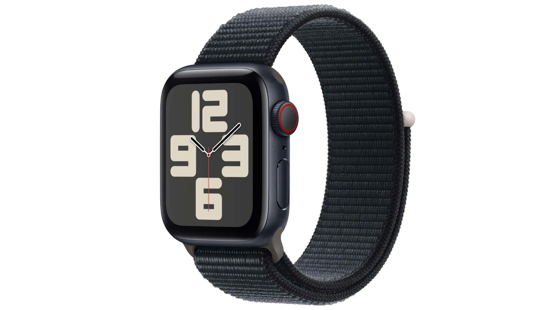 Apple Watch SE GPS 40 mm Boîtier aluminium Midnight, Bracelet Sport Loop Midnight
