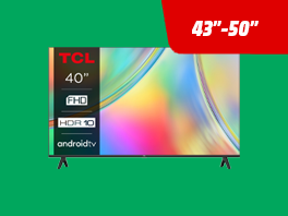 Product image of category TV 43'' tot 50'' 