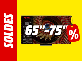 Grandes TV : 65" jusqu'à  75''