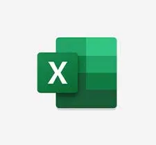 Logo d'Excel : un "X" blanc sur un carré vert devant une feuille verte.