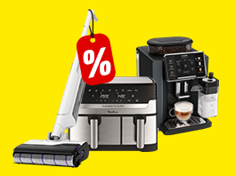 Jusqu'à 50 % de réduction sur Krups, Calor, Rowenta, Tefal & Moulinex