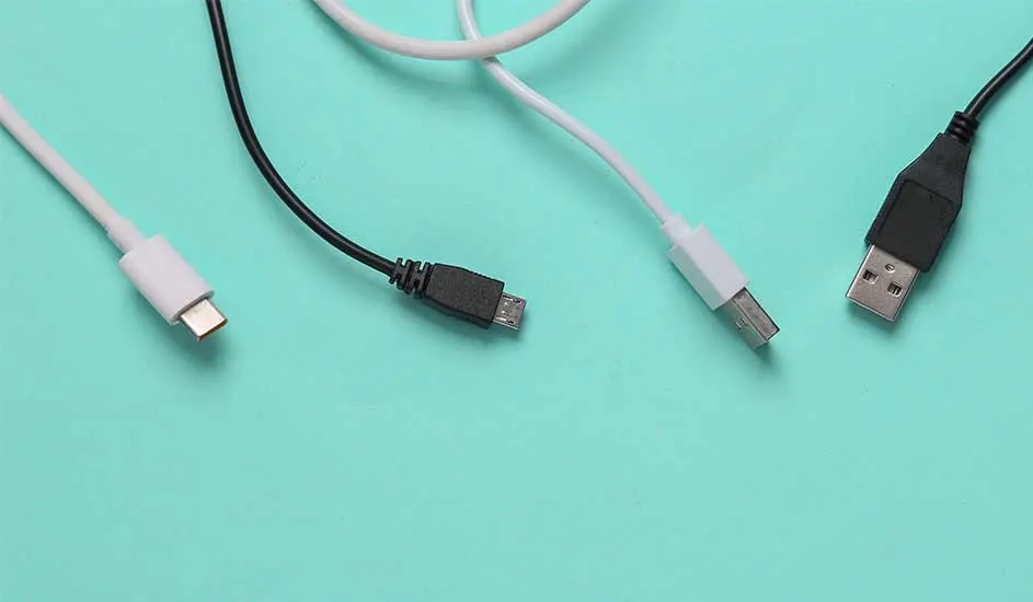 Verschillende USB-C kabels