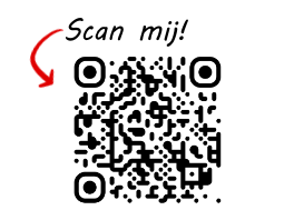 Vanaf een PC, scan de QR-code met je smartphone