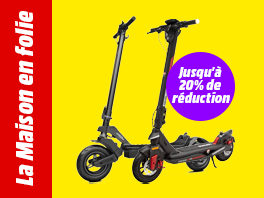 Jusqu'à 20 de réduction sur e-mobilité 