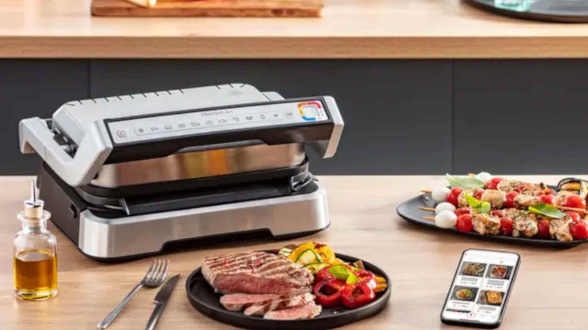 TEFAL OptiGrill 4 en 1 Inox (GC774D10)