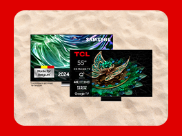Televisies 58" en kleiner & beamers