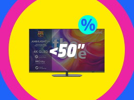 Kleine tv's: kleiner dan 50"