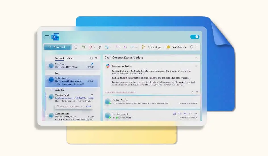 Open de nieuwe versie van Outlook